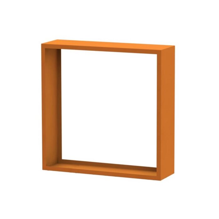 Woodstore 100x100 Corten Houtopslag Holzregal