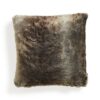 Luxe Bont Plaid Europese Wolf 150x200cm + Kussen 45x45cm - Set - Warm en Zacht - Afbeelding 3